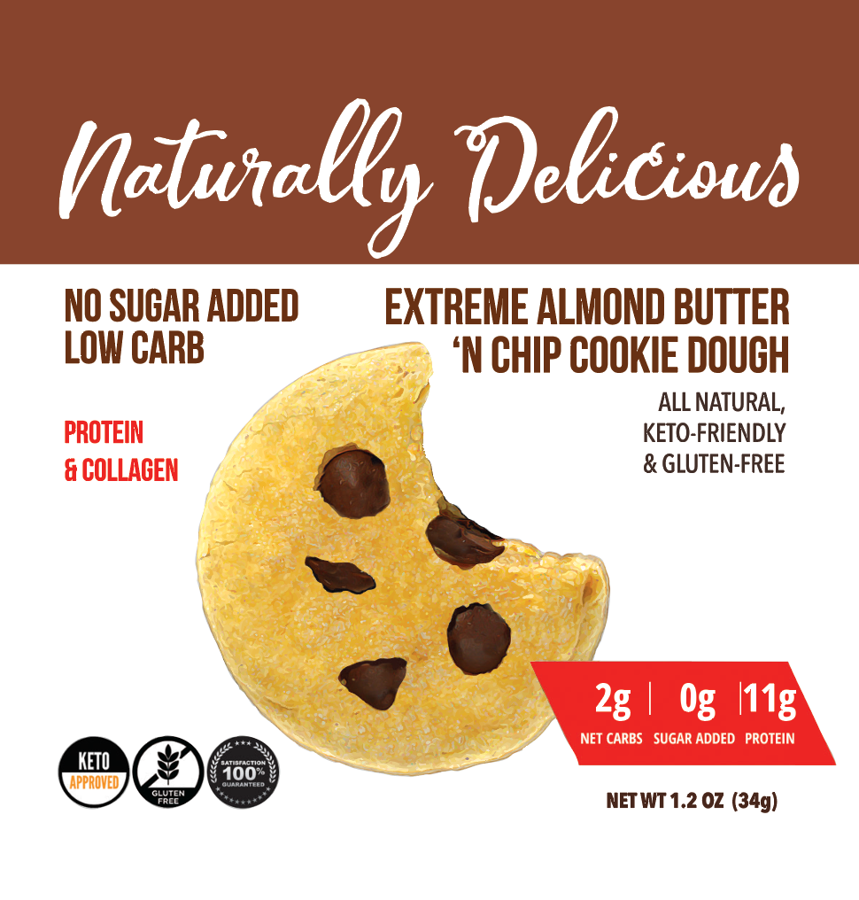 Extreme Almond Butter 'N Chip Cookie Dough (One Dozen)